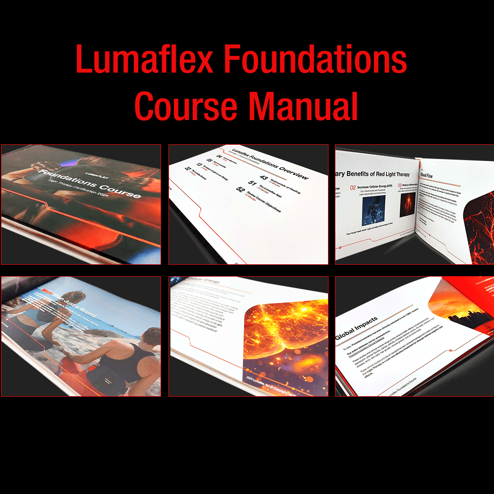 Lumaflex Red Light Therapy Training - Foundations Course Manual for In-Depth Learning