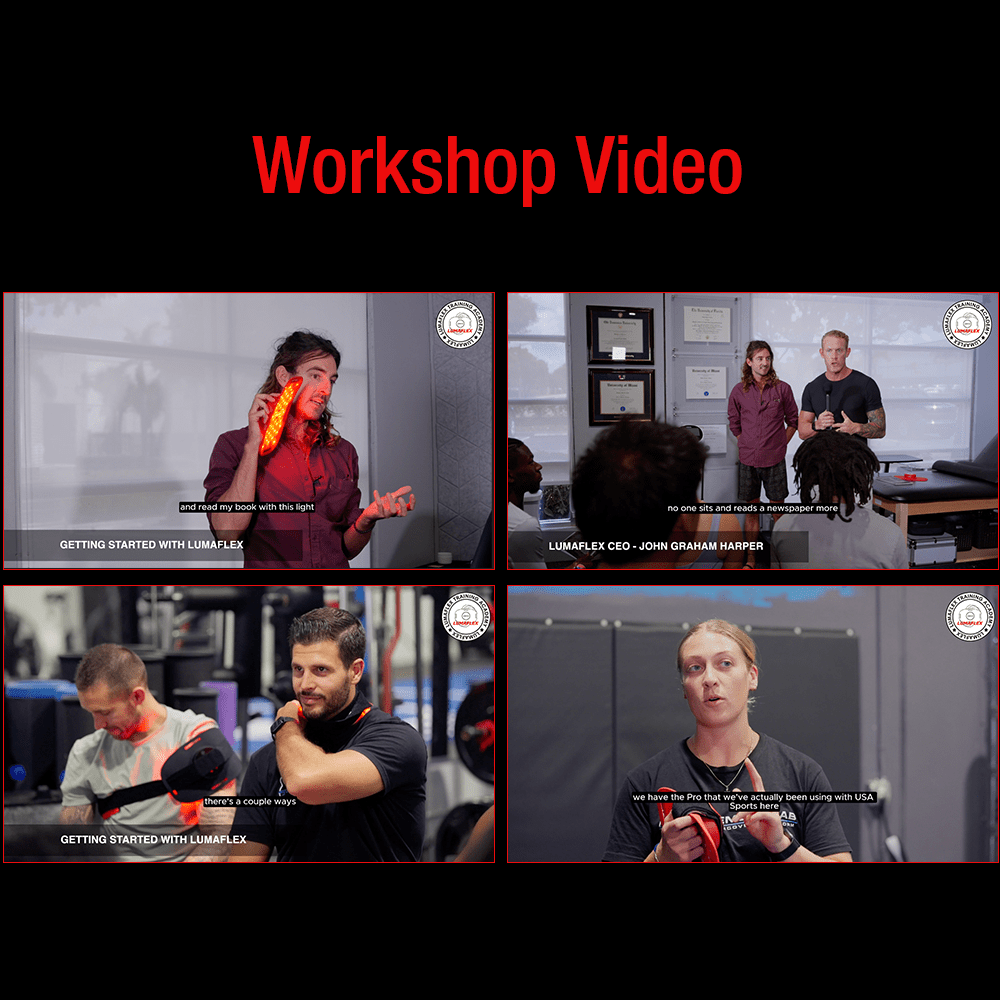 Lumaflex Red Light Therapy Training - Workshop Video Content for Practical Learning