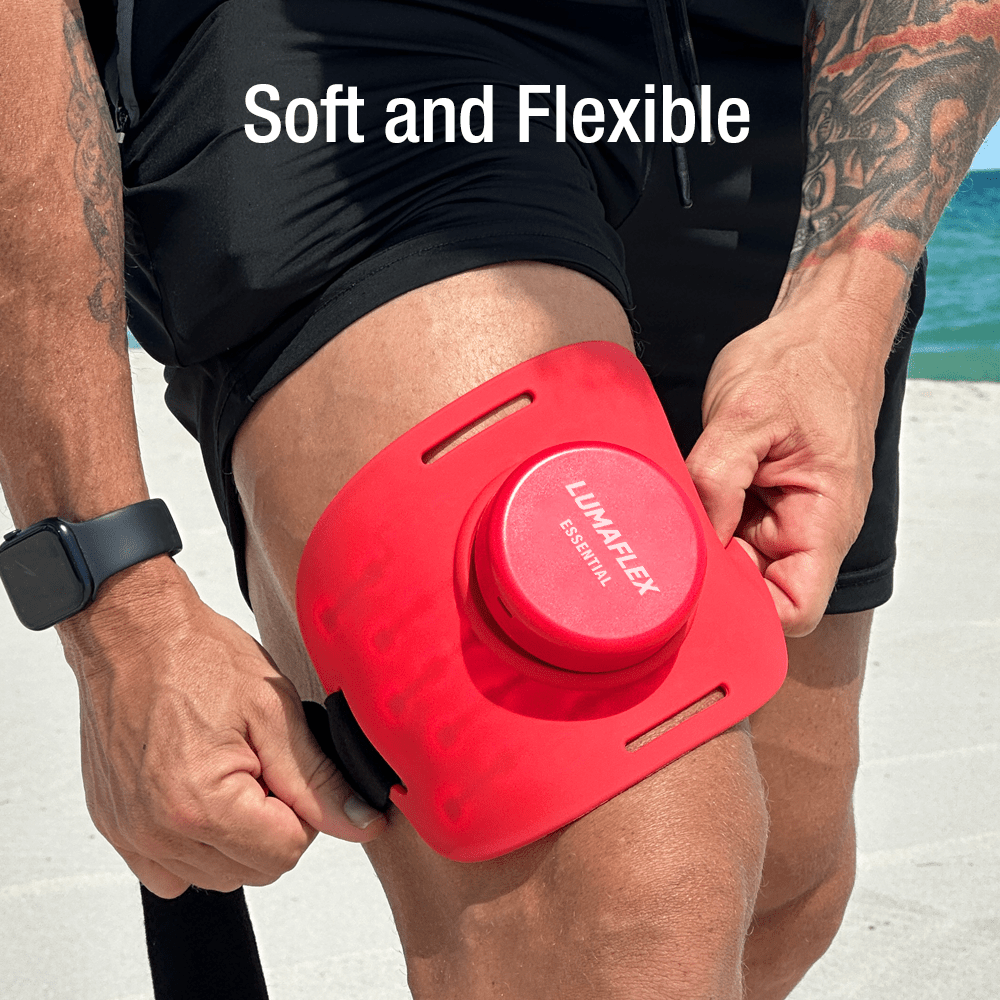 Lumaflex Red Light Therapy Wrap - Soft and Flexible Design for Targeted Leg Pain Relief