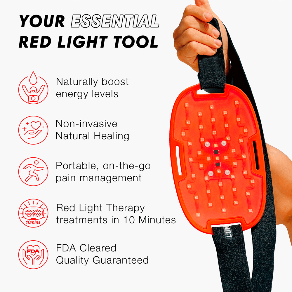 Back View of Lumaflex Essential Red Light Therapy Wrap